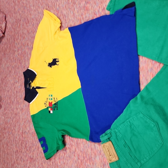Used Ralph Lauren Polo bundle. Two polos and jeans. All Three pieces! SUPER DOPE - Picture 3 of 16